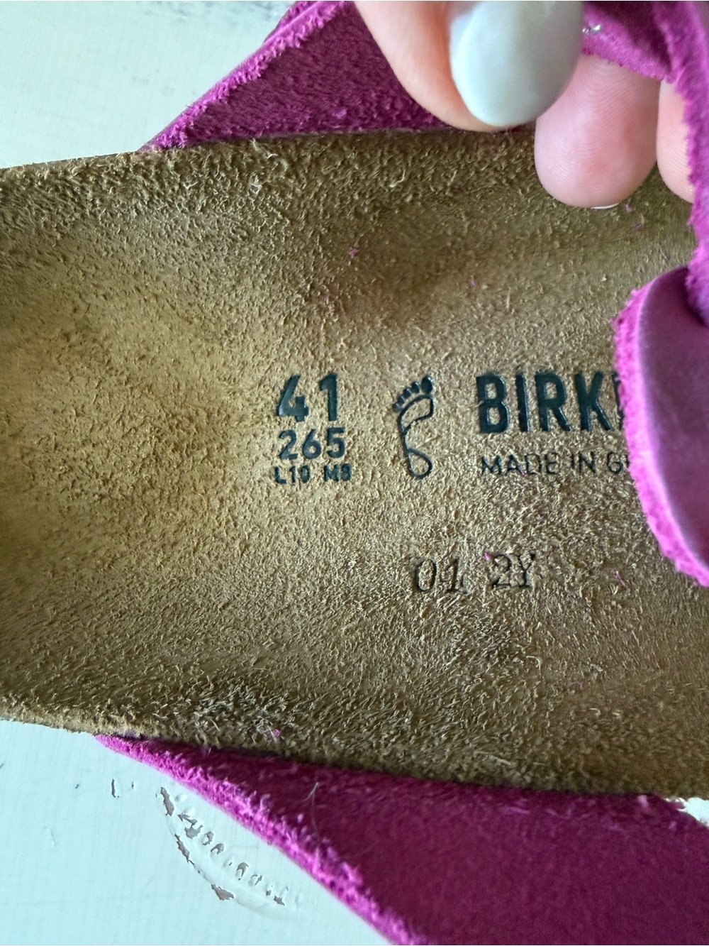 Birkenstock Gizeh braided sandals, festival fuchsia ā¢
Women's EU 41 - Picture 4 of 5